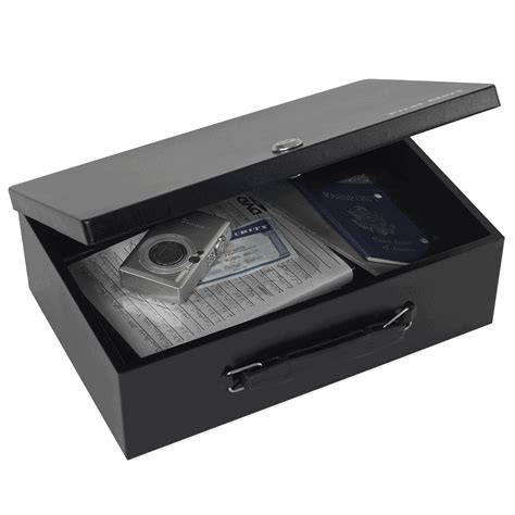 lockable metal security box|small metal lockable storage boxes.